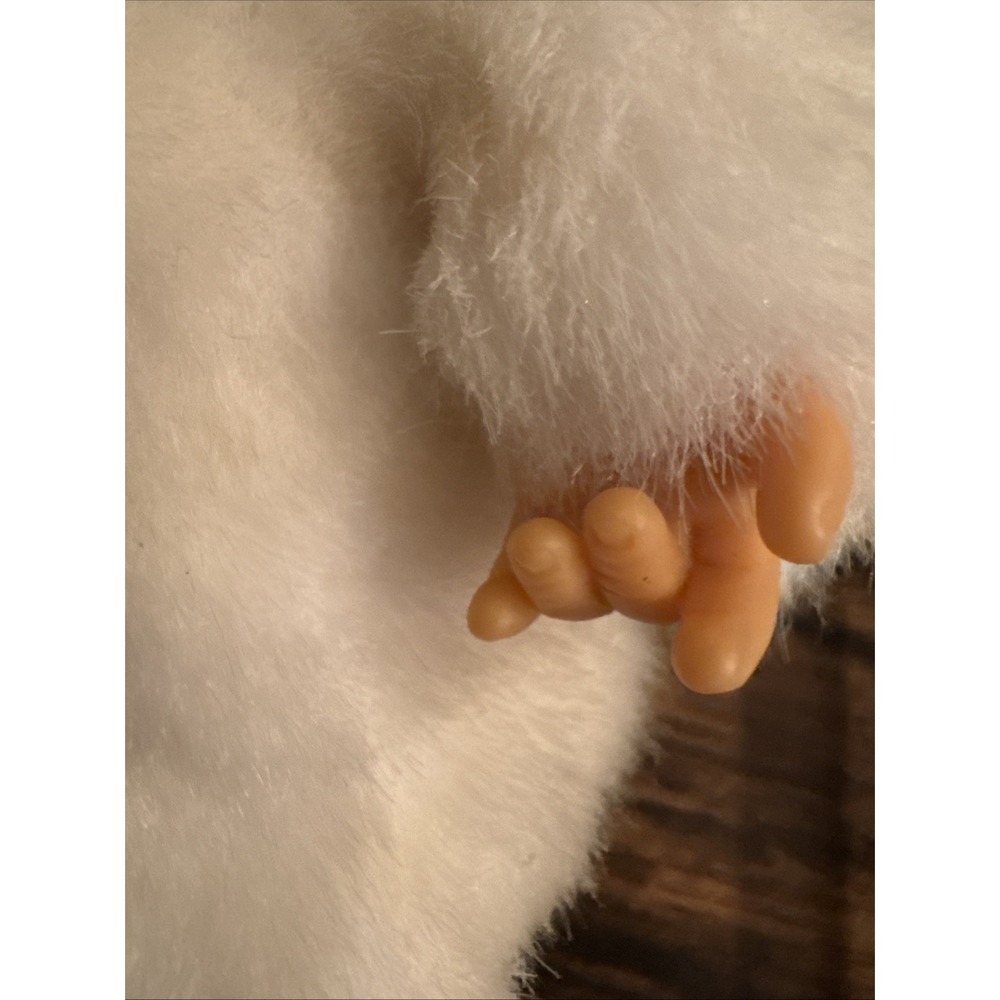 Anne Geddes Baby‎ Bunnies White Bunny Plush Beanie Soft Toy Doll 1998 Vintage - Picture 8 of 8